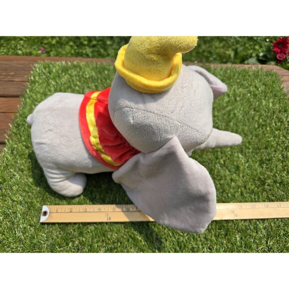 DUMBO THE FLYING ELEPHANT 12" PLUSH STUFFED ANIMAL WALT DISNEY WORLD EUC - Picture 10 of 12